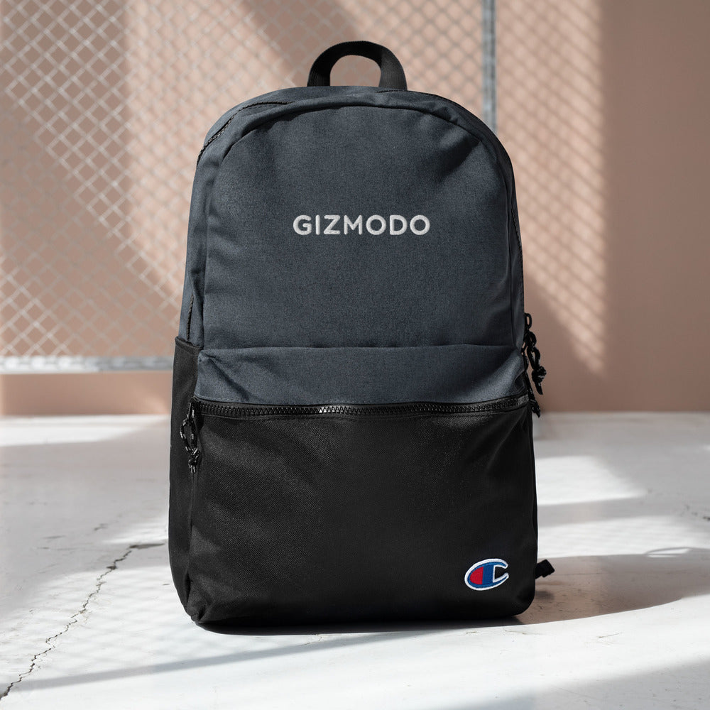 Gizmodo Embroidered Champion Backpack