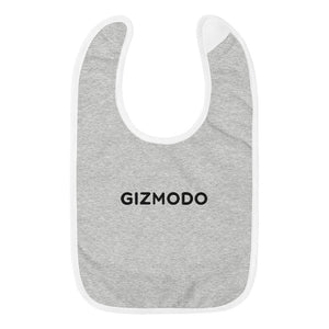 Gizmodo Embroidered Baby Bib