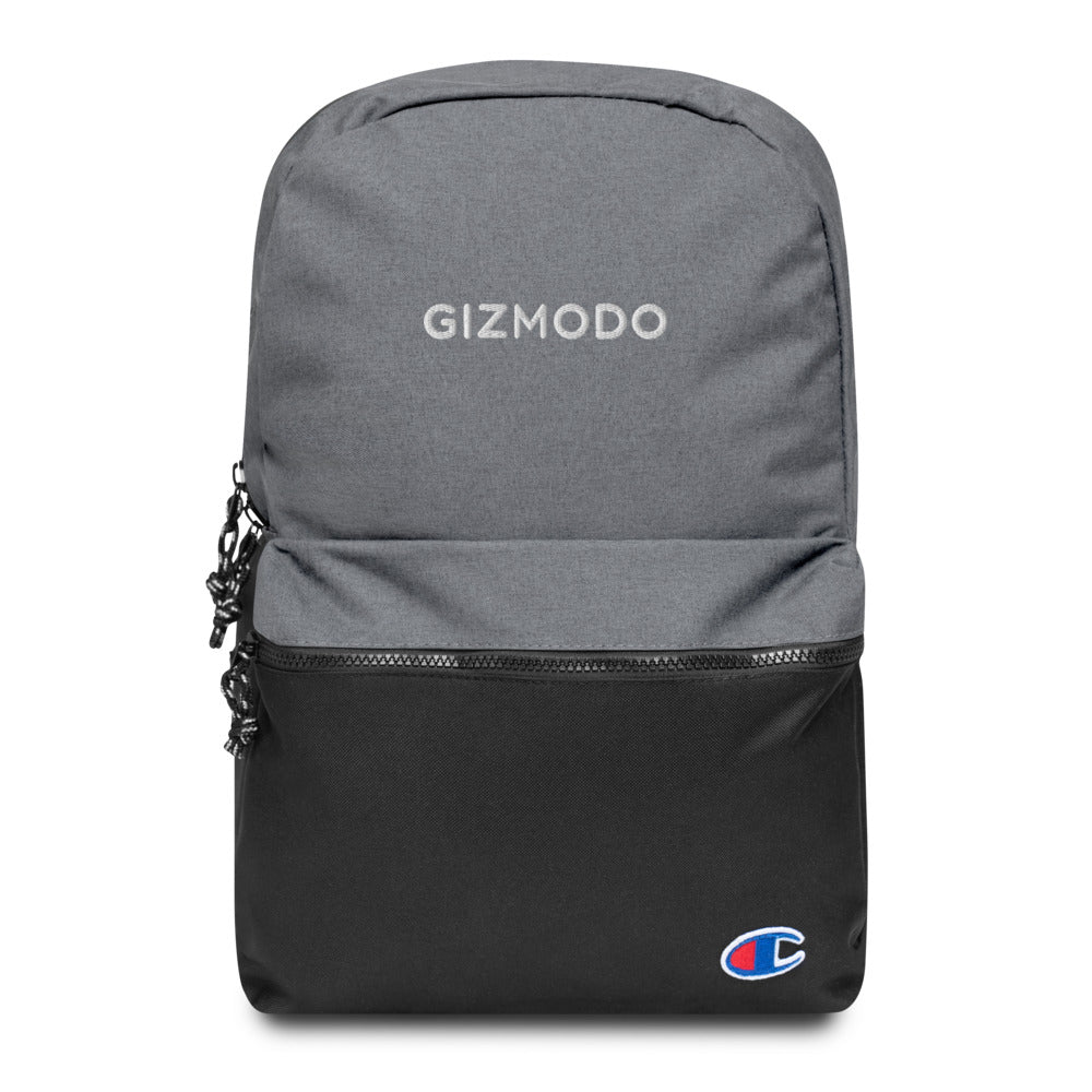 Gizmodo Logo Embroidered Champion Backpack